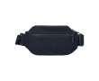 Recycled material shoulder bag, large main pocket colour navy-blue