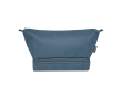 Recycled polyester toiletry bag, large bottom compartment, 6L colour cyan blue
