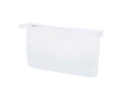 Travel recycled polyester toiletry bag for items and accessories colour off white