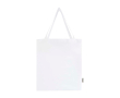 Organic cotton tote bag with side gussets 14L 180gsm colour white