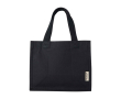 9L 220 g/m2 recycled cotton shopping bag colour black