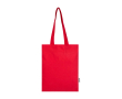 Durable tote bag with shoulder straps 30cm 180g/m² colour red