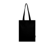 Durable tote bag with shoulder straps 30cm 180g/m² colour black