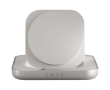 Qi2 magnetic bedside charger with USB-C cable 15W Zens colour white