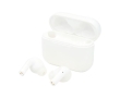 Auto-pairing headphones with dual microphones colour white