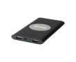 Powerbank with battery indicator Powercard, 8,000 mAh colour black
