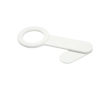 Recycled plastic phone holder for PCs with adhesive and magnet colour white
