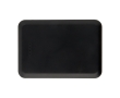 Slim and stylish recycled plastic power bank, 5,000 mAh colour black