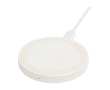 Wireless charging base with 2-in-1 cable, recycled plastic, 15W colour white