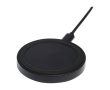 Wireless charging base with 2-in-1 cable, recycled plastic, 15W colour black