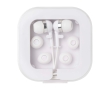 Comfortable Type-C earphones with recycled plastic case colour white