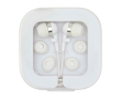 Type-C wired earphones with high-quality sound and microphone colour white