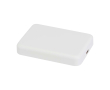 Magnetic wireless power bank, recycled plastic, 5,000 mAh colour white