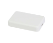Magnetic wireless power bank, recycled plastic, 10,000 mAh colour white