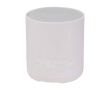 Wireless speaker, recycled plastic, built-in microphone, 3W colour white