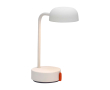 Rechargeable table lamp, dimmable, Kooduu Fokus colour white