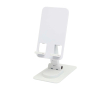 Folding phone stand, metal support, angle lock colour white