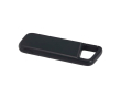 Eco power bank, water-resistant, carabiner, 5,000 mAh colour black