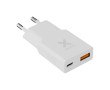 Xtorm Go2 SlimLine charger, ultra-slim, travel-ready, 25W colour white