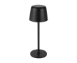Rechargeable eco table lamp with three light modes 1200mAh colour black