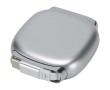 Retractable charging cable with multiple 100W connectors colour silver
