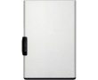 Magnetic card holder with RFID protection and recycled materials colour silver