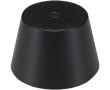 Compact magnetic speaker with aluminium finish and 3 W power colour black