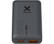 Fast travel charger with USB-C and USB-A ports 65W Xtorm colour black