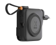 3-in-1 travel charger with 10,000 mAh wireless charging Xtorm colour black