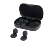 High-quality silicone earplugs, for sleeping, studying, travelling colour black