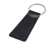 Elegant recycled plastic keyring, for keys or bags colour black