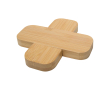 Small bamboo trivet, rounded corners colour natural