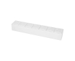 Weekly pill organiser, seven labelled compartments colour white
