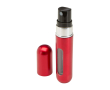 Portable refillable perfume atomiser, 5ml, travel-friendly colour red