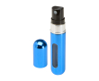Portable refillable perfume atomiser, 5ml, travel-friendly colour blue