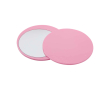 Elegant sliding makeup mirror, quick touch-ups colour light pink