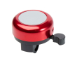 Bicycle bell, aluminium and plastic, loud sound colour red