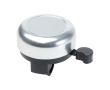Bicycle bell, aluminium and plastic, loud sound colour silver