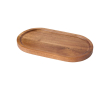 Elegant serving tray, high-quality acacia wood colour wood