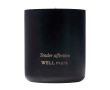 Soya wax scented candle with 3 different aromas 210g WELLmark colour black