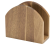 Natural acacia wood napkin holder, ideal for the table colour wood