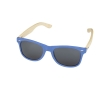Festival sunglasses with retro bicolour design colour blue