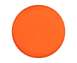 Round frisbee, recycled plastic, speckled finish colour orange