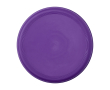 Round frisbee, recycled plastic, speckled finish colour purple