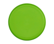 Round frisbee, recycled plastic, speckled finish colour lime