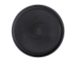 Round frisbee, recycled plastic, speckled finish colour black