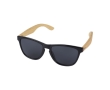 Bamboo and recycled plastic sunglasses with UV400 protection colour natural