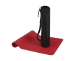 Recycled plastic non-slip yoga mat, 6mm colour red