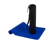 Recycled plastic non-slip yoga mat, 6mm colour blue