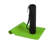 Recycled plastic non-slip yoga mat, 6mm colour green